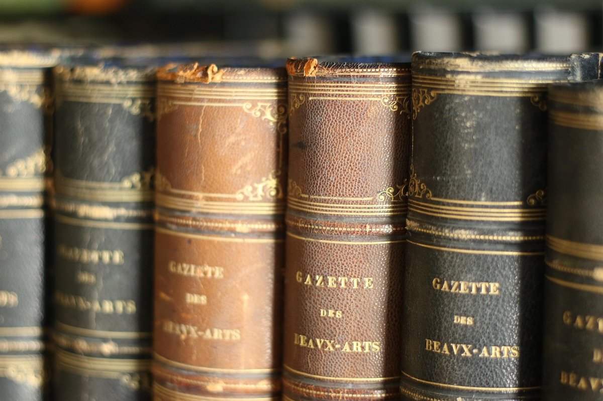 libros, viejo, gaceta, estante para libros, biblioteca, la gazette des beaux-arts, brown library